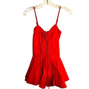 Hot & Delicious Women's Dress  Shorts Small S Orange  Sun Misses Size 4 6